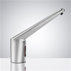 Commercial Automatic Soap Dispenser Fontana Commercial Automatic Infrared Long Neck Chrome Sensor Soap Dispenser